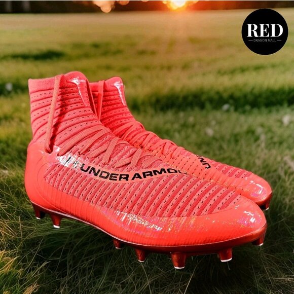 Under Armour Highlight 2 MC Knit Red Football Cleat 3027304-600 - Men\'s Sz 10.5 main image 12